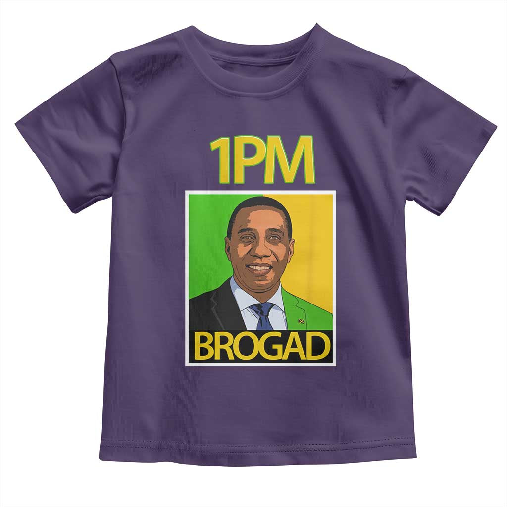 1PM BROGAD JLP Supporter Andrew Holness Toddler T Shirt Jamaica Labor Party Politics - Wonder Print Shop