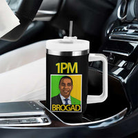 1PM BROGAD JLP Supporter Andrew Holness Tumbler With Handle Jamaica Labor Party Politics - Wonder Print Shop