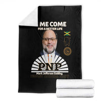 Mark Golding PNP Supporter Throw Blanket Time Come for a Better Life Jamaica Politics People's National Party - Wonder Print Shop