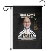 Mark Golding PNP Supporter Garden Flag Time Come for a Better Life Jamaica Politics People's National Party - Wonder Print Shop