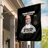 Mark Golding PNP Supporter Garden Flag Time Come for a Better Life Jamaica Politics People's National Party - Wonder Print Shop