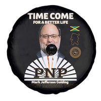 Mark Golding PNP Supporter Spare Tire Cover Time Come for a Better Life Jamaica Politics People's National Party - Wonder Print Shop