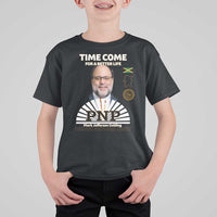 Mark Golding PNP Supporter T Shirt For Kid Time Come for a Better Life Jamaica Politics People's National Party - Wonder Print Shop