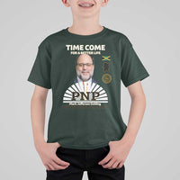 Mark Golding PNP Supporter T Shirt For Kid Time Come for a Better Life Jamaica Politics People's National Party - Wonder Print Shop
