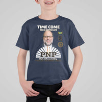 Mark Golding PNP Supporter T Shirt For Kid Time Come for a Better Life Jamaica Politics People's National Party - Wonder Print Shop