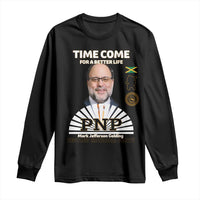 Mark Golding PNP Supporter Long Sleeve Shirt Time Come for a Better Life Jamaica Politics People's National Party - Wonder Print Shop
