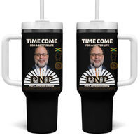 Mark Golding PNP Supporter Tumbler With Handle Time Come for a Better Life Jamaica Politics People's National Party - Wonder Print Shop