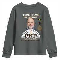 Mark Golding PNP Supporter Youth Sweatshirt Time Come for a Better Life Jamaica Politics People's National Party - Wonder Print Shop