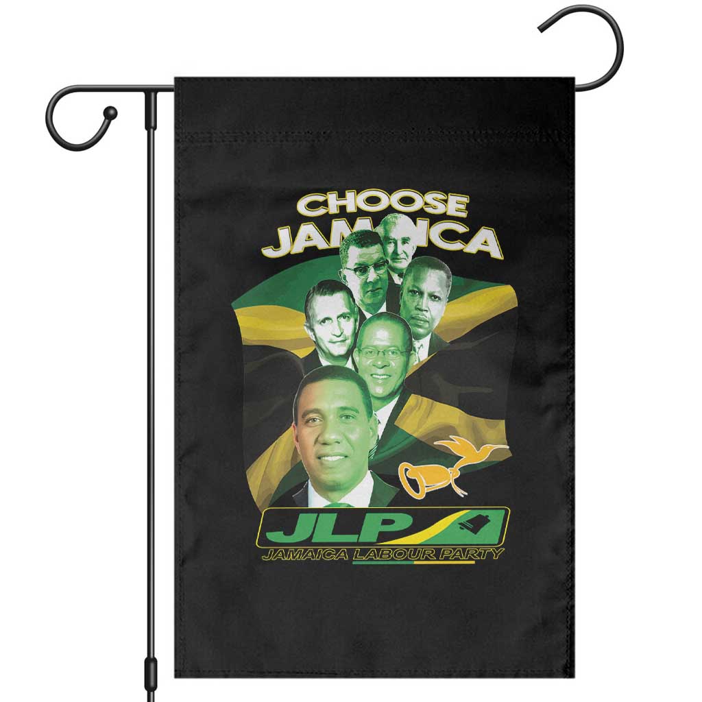Choose Jamaica JLP Supporter Garden Flag Patriotic Leaders Jamaica Jamaica Labor Party Politics - Wonder Print Shop