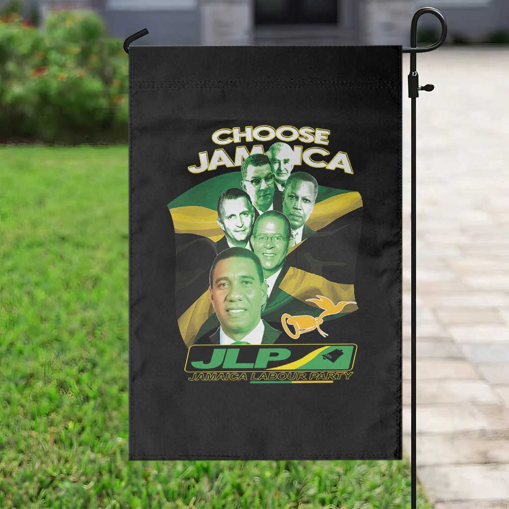 Choose Jamaica JLP Supporter Garden Flag Patriotic Leaders Jamaica Jamaica Labor Party Politics - Wonder Print Shop