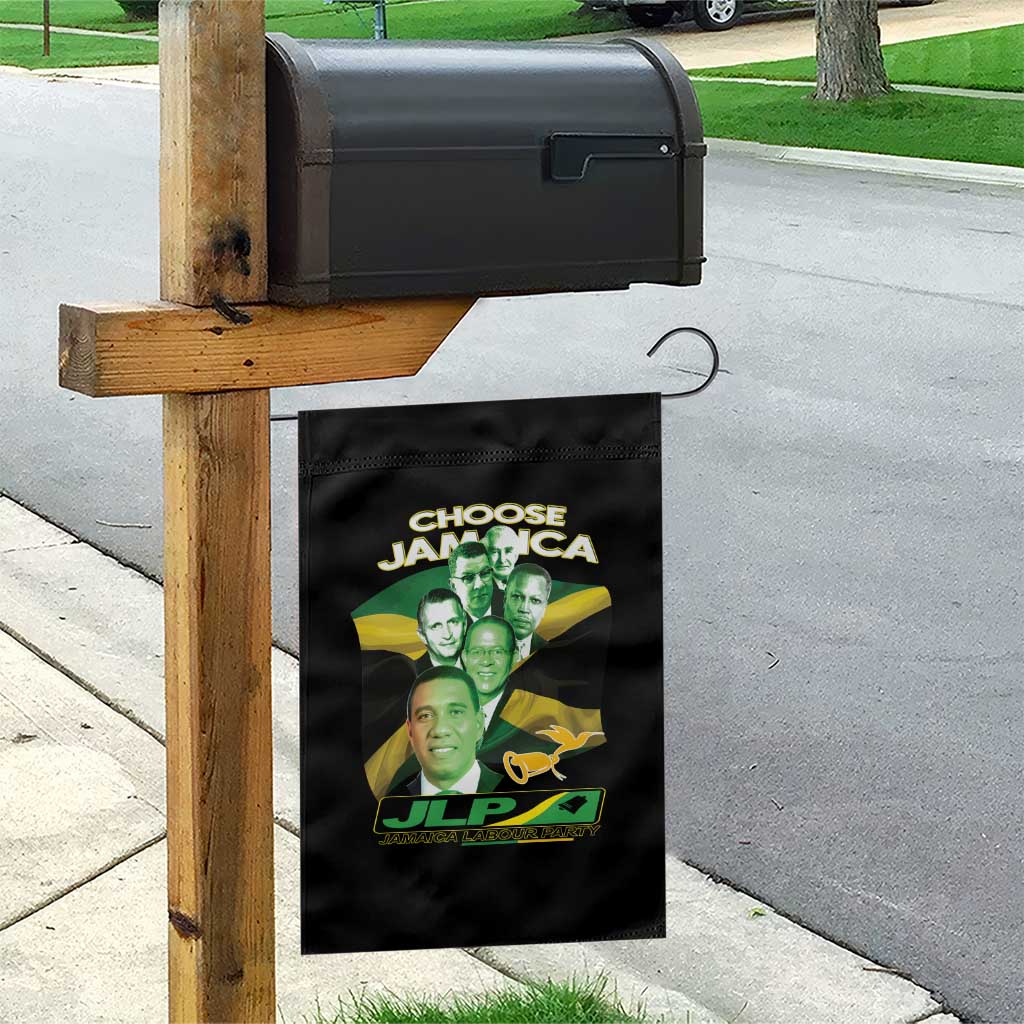 Choose Jamaica JLP Supporter Garden Flag Patriotic Leaders Jamaica Jamaica Labor Party Politics - Wonder Print Shop