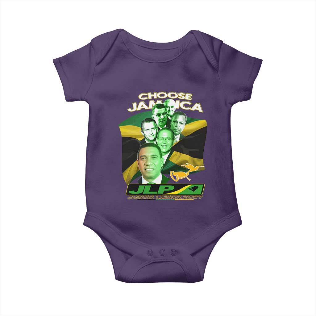 Choose Jamaica JLP Supporter Baby Onesie Patriotic Leaders Jamaica Jamaica Labor Party Politics - Wonder Print Shop