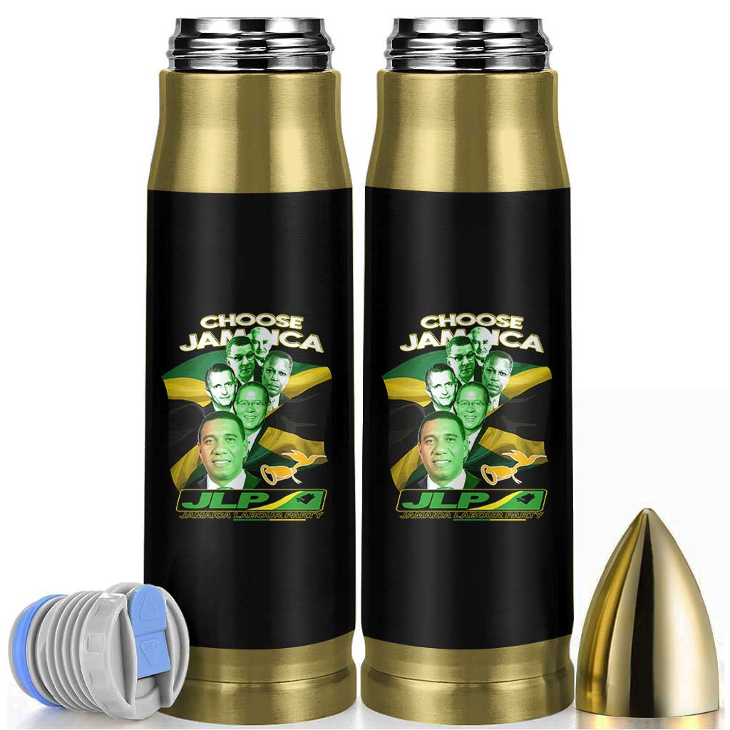 Choose Jamaica JLP Supporter Bullet Tumbler Patriotic Leaders Jamaica Jamaica Labor Party Politics - Wonder Print Shop