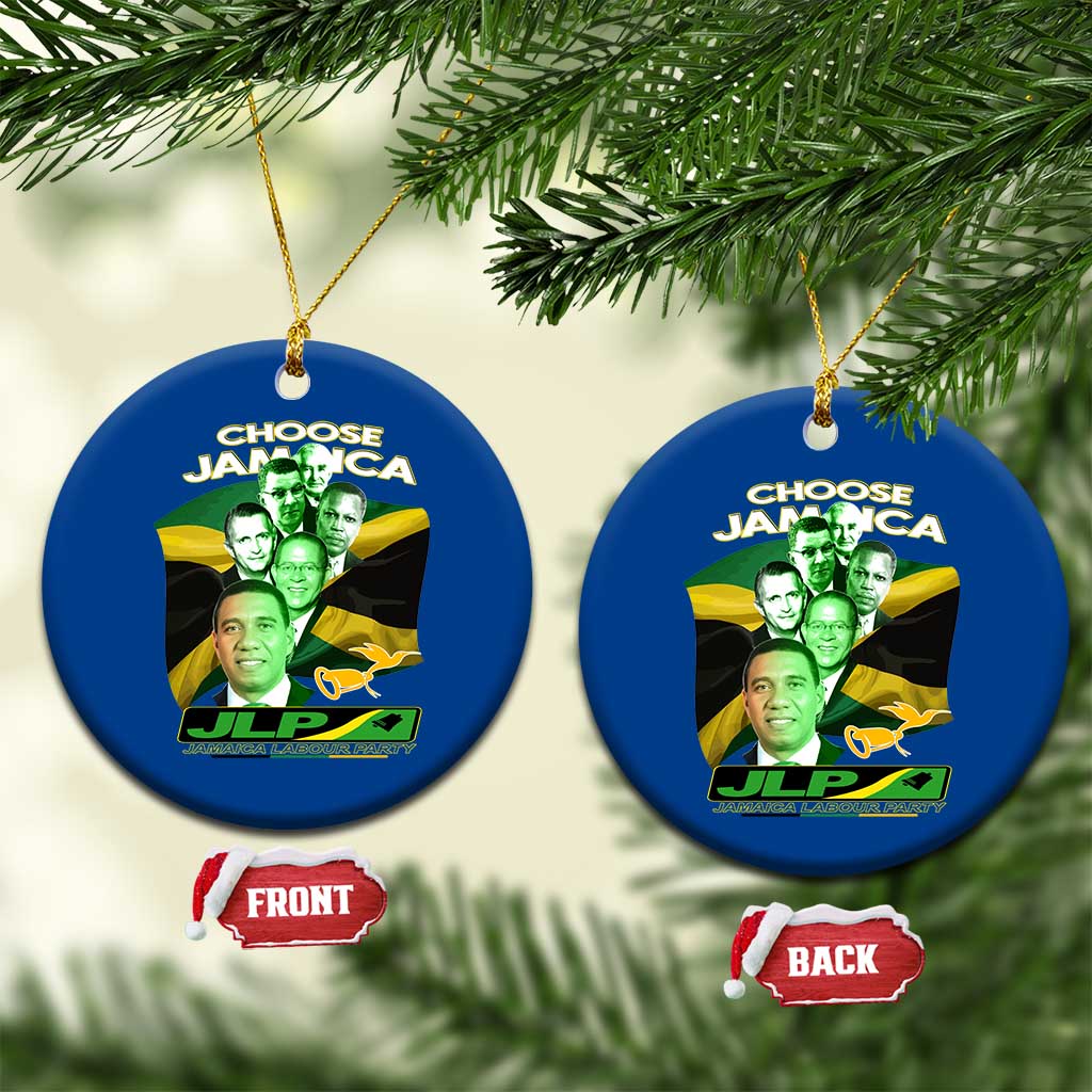 Choose Jamaica JLP Supporter Ceramic Ornament Patriotic Leaders Jamaica Jamaica Labor Party Politics - Wonder Print Shop