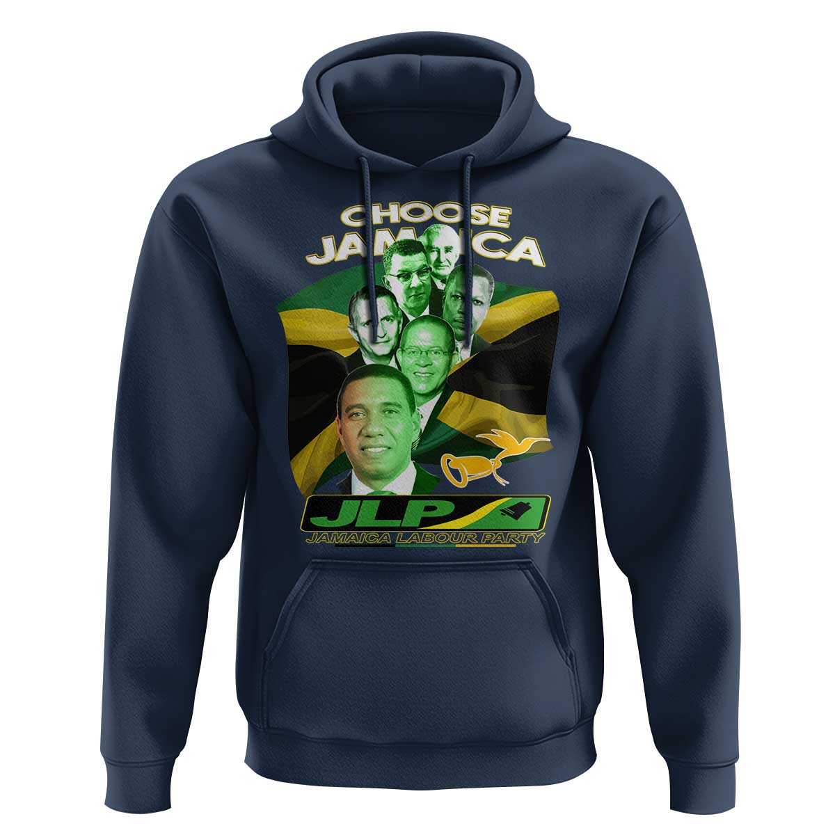 Choose Jamaica JLP Supporter Hoodie Patriotic Leaders Jamaica Jamaica Labor Party Politics - Wonder Print Shop
