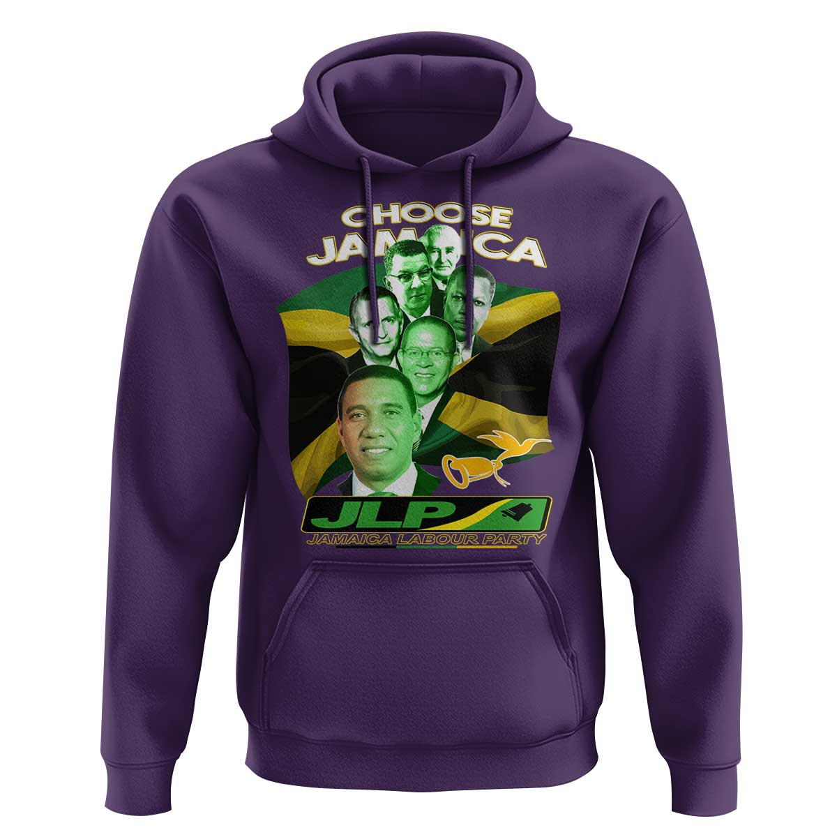 Choose Jamaica JLP Supporter Hoodie Patriotic Leaders Jamaica Jamaica Labor Party Politics - Wonder Print Shop