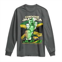 Choose Jamaica JLP Supporter Long Sleeve Shirt Patriotic Leaders Jamaica Jamaica Labor Party Politics - Wonder Print Shop