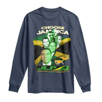 Choose Jamaica JLP Supporter Long Sleeve Shirt Patriotic Leaders Jamaica Jamaica Labor Party Politics - Wonder Print Shop