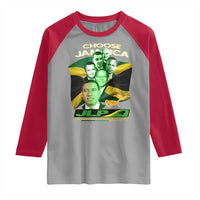 Choose Jamaica JLP Supporter Raglan Shirt Patriotic Leaders Jamaica Jamaica Labor Party Politics - Wonder Print Shop