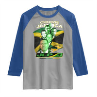 Choose Jamaica JLP Supporter Raglan Shirt Patriotic Leaders Jamaica Jamaica Labor Party Politics - Wonder Print Shop