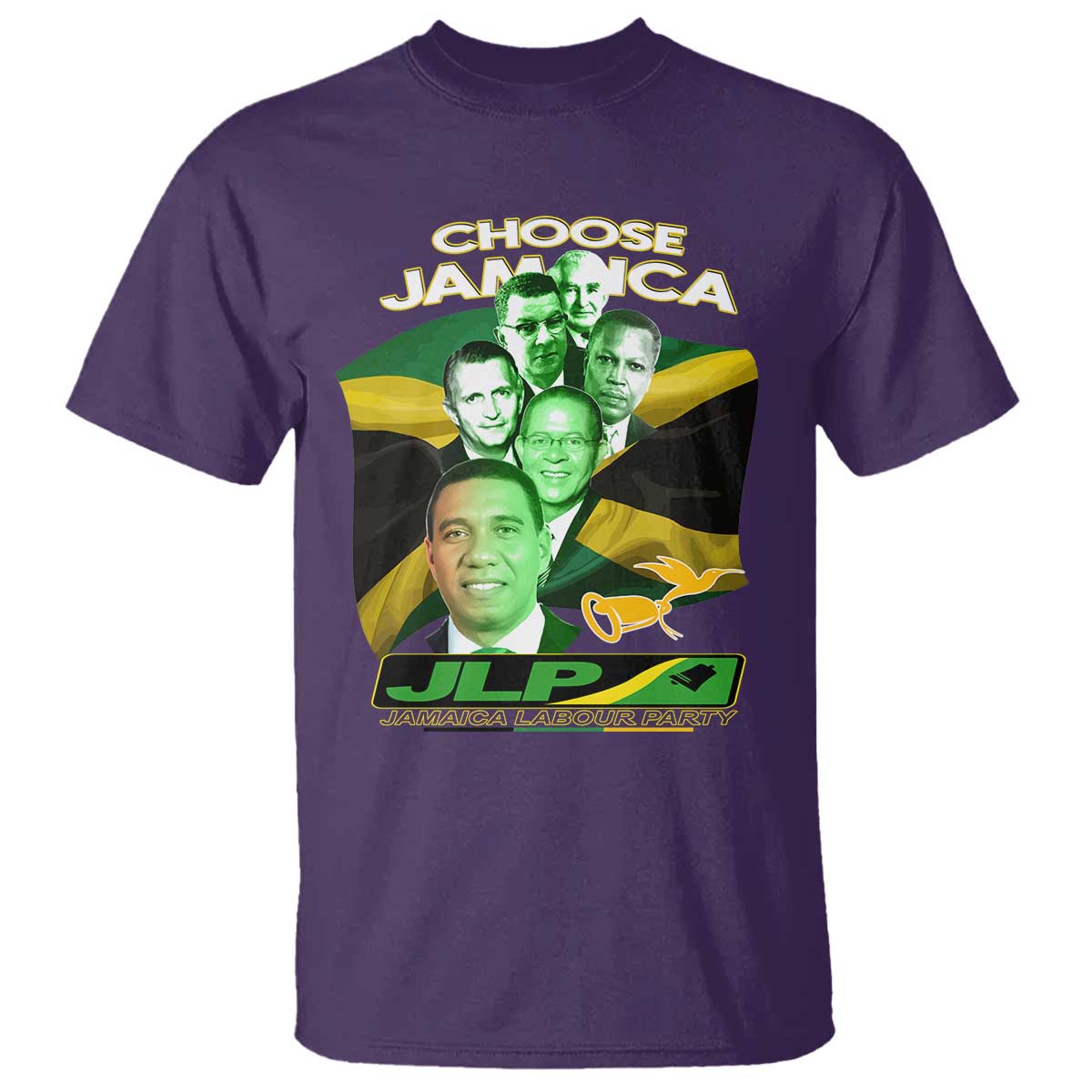 Choose Jamaica JLP Supporter T Shirt Patriotic Leaders Jamaica Jamaica Labor Party Politics - Wonder Print Shop