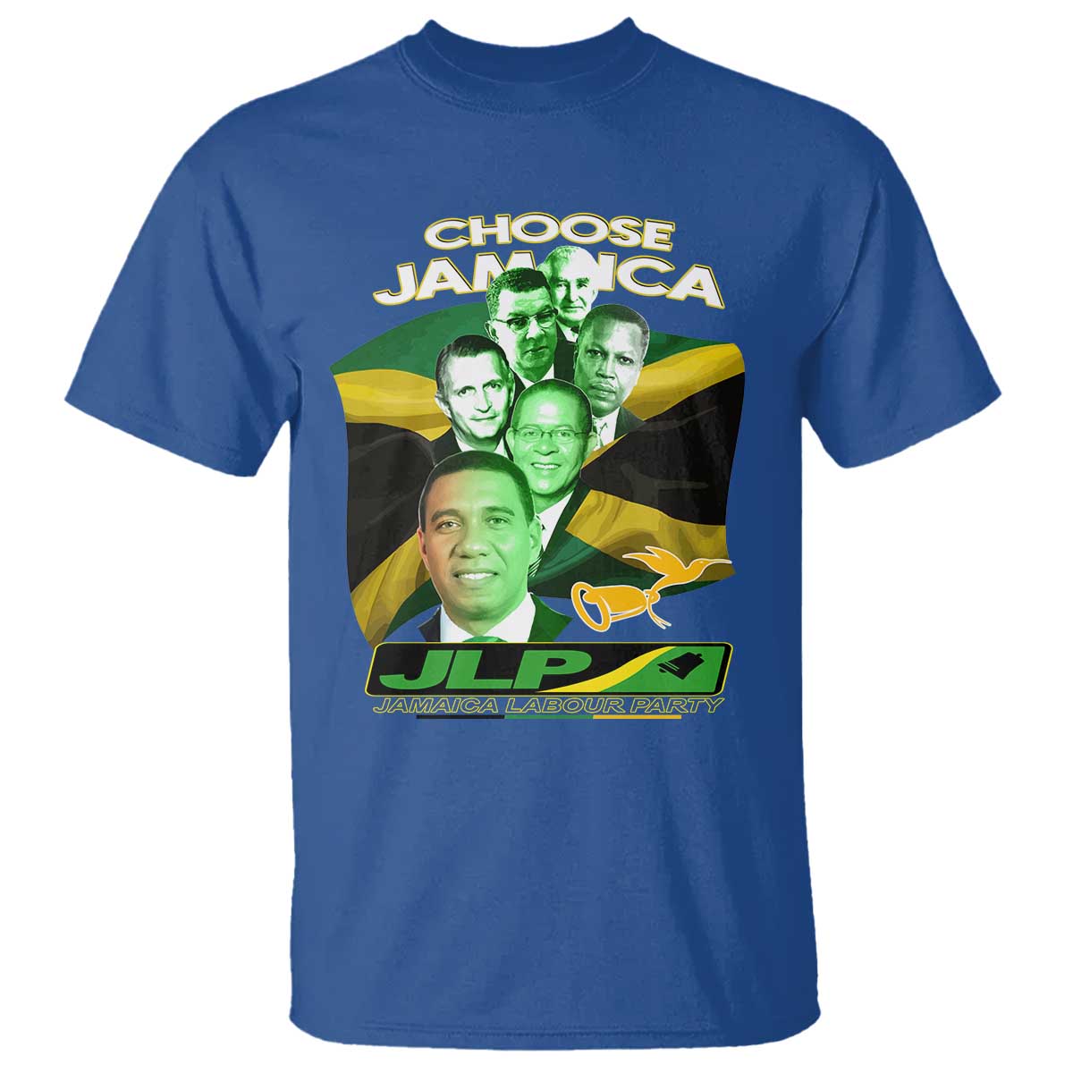 Choose Jamaica JLP Supporter T Shirt Patriotic Leaders Jamaica Jamaica Labor Party Politics - Wonder Print Shop