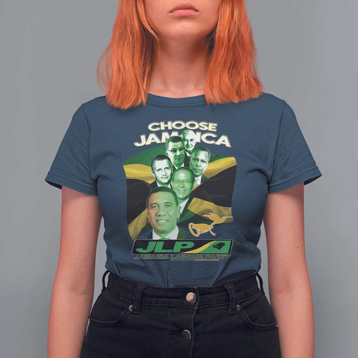 Choose Jamaica JLP Supporter T Shirt For Women Patriotic Leaders Jamaica Jamaica Labor Party Politics - Wonder Print Shop
