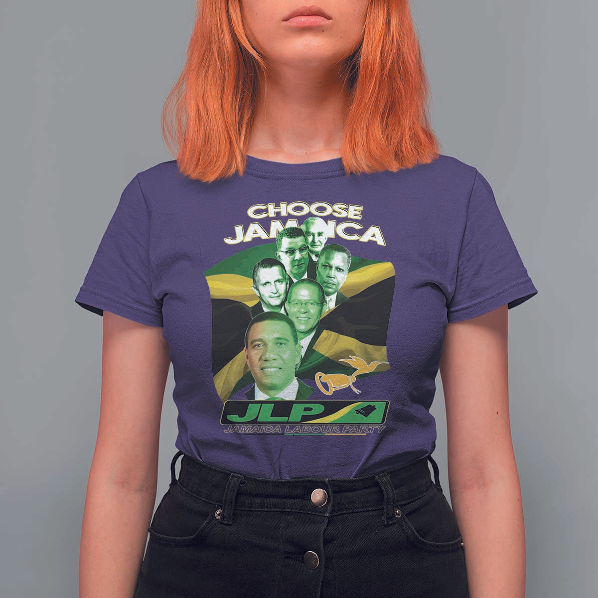 Choose Jamaica JLP Supporter T Shirt For Women Patriotic Leaders Jamaica Jamaica Labor Party Politics - Wonder Print Shop