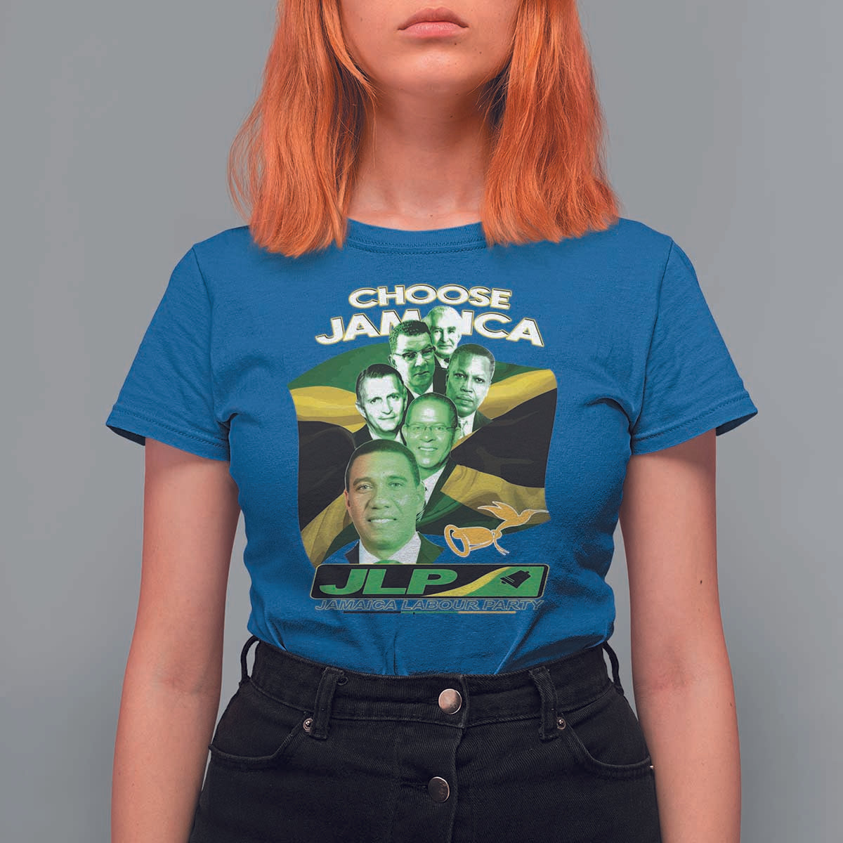 Choose Jamaica JLP Supporter T Shirt For Women Patriotic Leaders Jamaica Jamaica Labor Party Politics - Wonder Print Shop