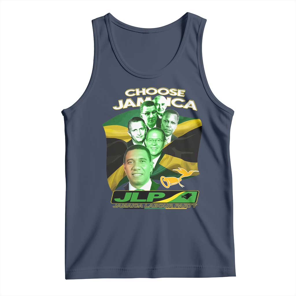 Choose Jamaica JLP Supporter Tank Top Patriotic Leaders Jamaica Jamaica Labor Party Politics - Wonder Print Shop