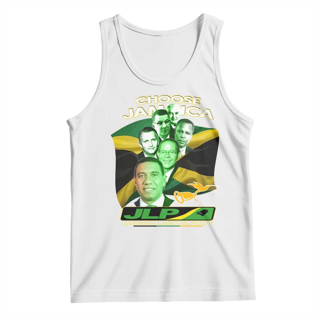 Choose Jamaica JLP Supporter Tank Top Patriotic Leaders Jamaica Jamaica Labor Party Politics - Wonder Print Shop