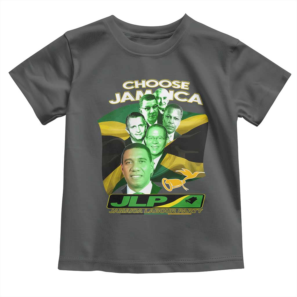 Choose Jamaica JLP Supporter Toddler T Shirt Patriotic Leaders Jamaica Jamaica Labor Party Politics - Wonder Print Shop
