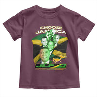 Choose Jamaica JLP Supporter Toddler T Shirt Patriotic Leaders Jamaica Jamaica Labor Party Politics - Wonder Print Shop