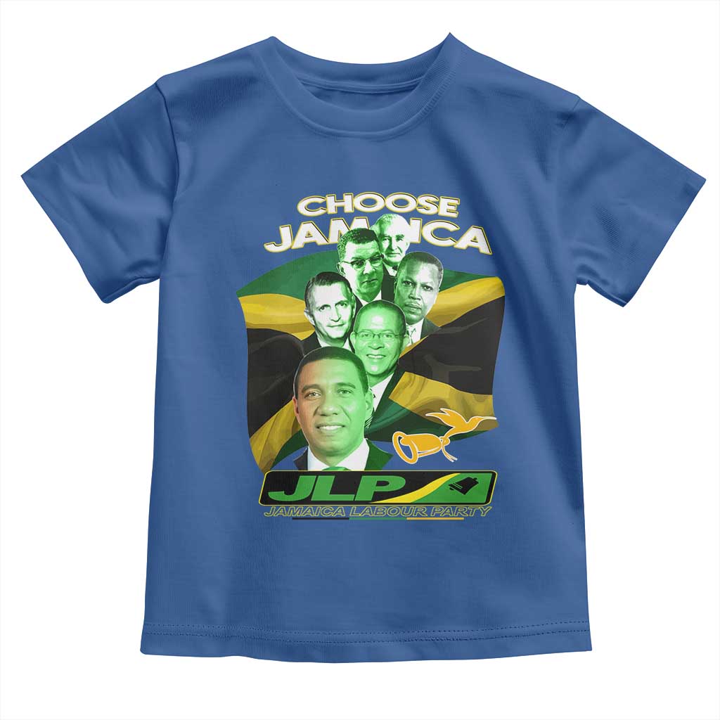 Choose Jamaica JLP Supporter Toddler T Shirt Patriotic Leaders Jamaica Jamaica Labor Party Politics - Wonder Print Shop