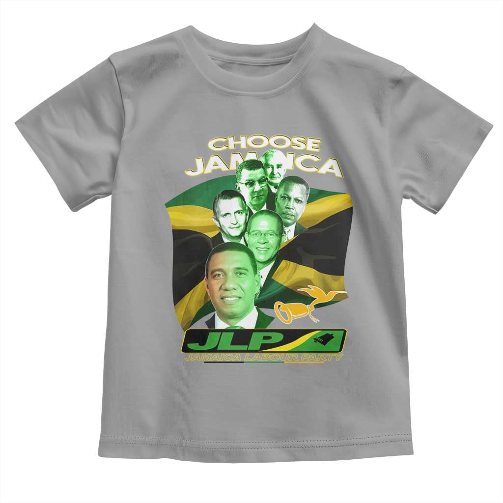 Choose Jamaica JLP Supporter Toddler T Shirt Patriotic Leaders Jamaica Jamaica Labor Party Politics - Wonder Print Shop