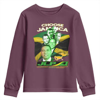 Choose Jamaica JLP Supporter Youth Sweatshirt Patriotic Leaders Jamaica Jamaica Labor Party Politics - Wonder Print Shop