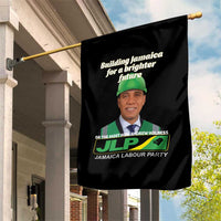 Dr Most Hon Andrew Holness JLP Supporter Garden Flag Building Jamaica for a Brighter Future Jamaica Labor Party Politics - Wonder Print Shop