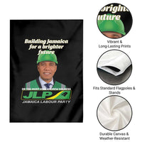 Dr Most Hon Andrew Holness JLP Supporter Garden Flag Building Jamaica for a Brighter Future Jamaica Labor Party Politics - Wonder Print Shop