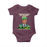 Dr Most Hon Andrew Holness JLP Supporter Baby Onesie Building Jamaica for a Brighter Future Jamaica Labor Party Politics - Wonder Print Shop