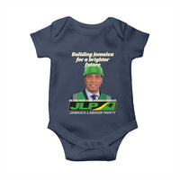 Dr Most Hon Andrew Holness JLP Supporter Baby Onesie Building Jamaica for a Brighter Future Jamaica Labor Party Politics - Wonder Print Shop