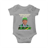 Dr Most Hon Andrew Holness JLP Supporter Baby Onesie Building Jamaica for a Brighter Future Jamaica Labor Party Politics - Wonder Print Shop