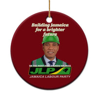 Dr Most Hon Andrew Holness JLP Supporter Ceramic Ornament Building Jamaica for a Brighter Future Jamaica Labor Party Politics - Wonder Print Shop