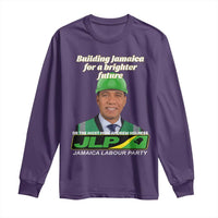 Dr Most Hon Andrew Holness JLP Supporter Long Sleeve Shirt Building Jamaica for a Brighter Future Jamaica Labor Party Politics - Wonder Print Shop