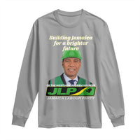 Dr Most Hon Andrew Holness JLP Supporter Long Sleeve Shirt Building Jamaica for a Brighter Future Jamaica Labor Party Politics - Wonder Print Shop