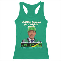 Dr Most Hon Andrew Holness JLP Supporter Racerback Tank Top Building Jamaica for a Brighter Future Jamaica Labor Party Politics - Wonder Print Shop