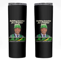 Dr Most Hon Andrew Holness JLP Supporter Skinny Tumbler Building Jamaica for a Brighter Future Jamaica Labor Party Politics - Wonder Print Shop