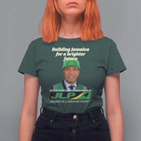 Dr Most Hon Andrew Holness JLP Supporter T Shirt For Women Building Jamaica for a Brighter Future Jamaica Labor Party Politics - Wonder Print Shop