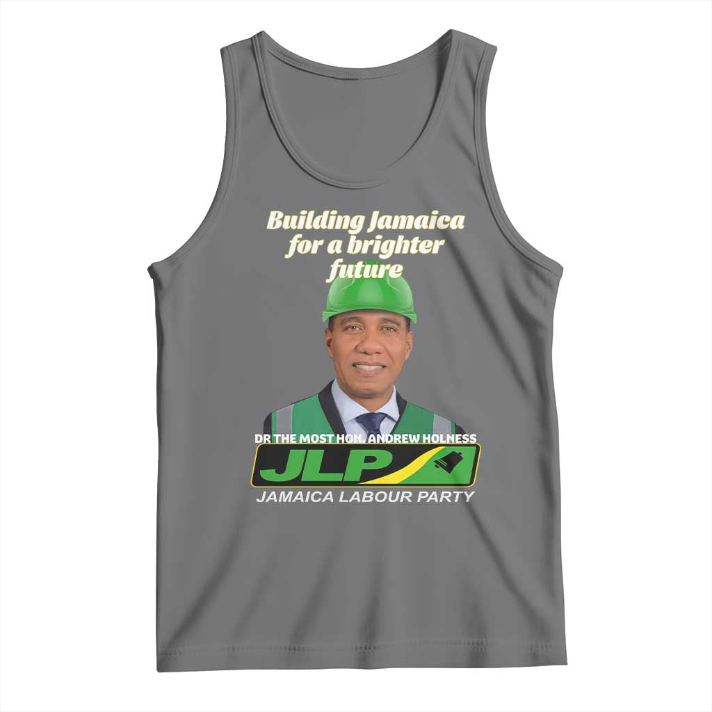 Dr Most Hon Andrew Holness JLP Supporter Tank Top Building Jamaica for a Brighter Future Jamaica Labor Party Politics - Wonder Print Shop
