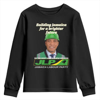 Dr Most Hon Andrew Holness JLP Supporter Youth Sweatshirt Building Jamaica for a Brighter Future Jamaica Labor Party Politics - Wonder Print Shop