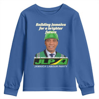 Dr Most Hon Andrew Holness JLP Supporter Youth Sweatshirt Building Jamaica for a Brighter Future Jamaica Labor Party Politics - Wonder Print Shop
